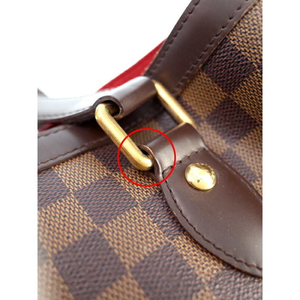 Louis Vuitton Damier Ebene Brown Hampstead Tote Bag - Picture 7 of 8